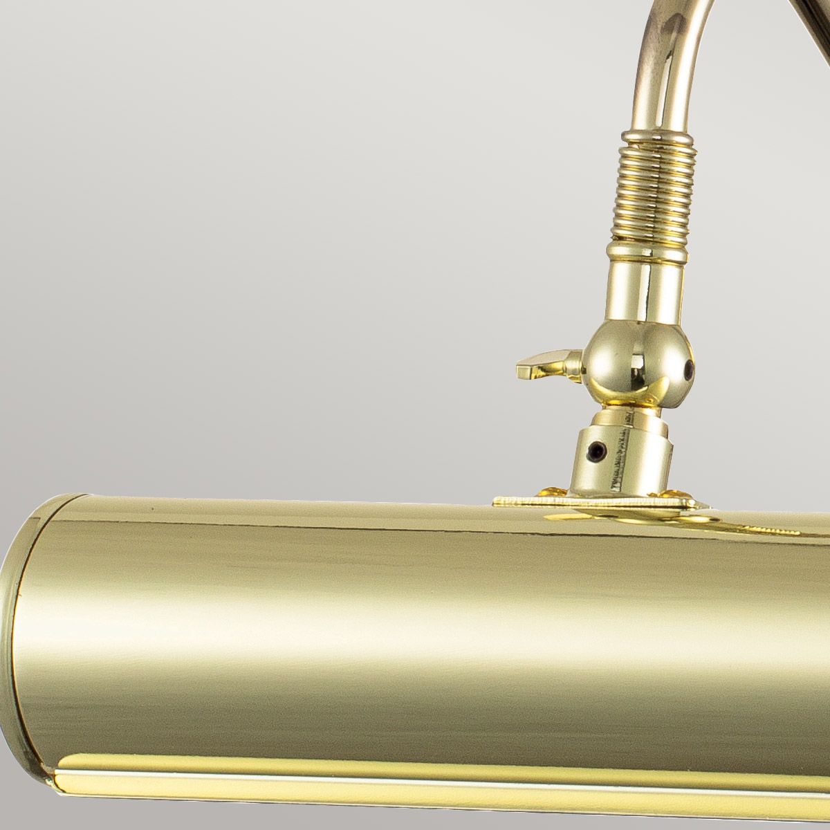 Refined Elegance 1-Light Small Polished Brass Picture Lamp (190mm)