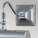 Sleek Polished Chrome Picture Light, 1 Light, Compact Design (190mm)