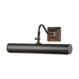 Elegant Dark Bronze Iron Picture Light, 40cm