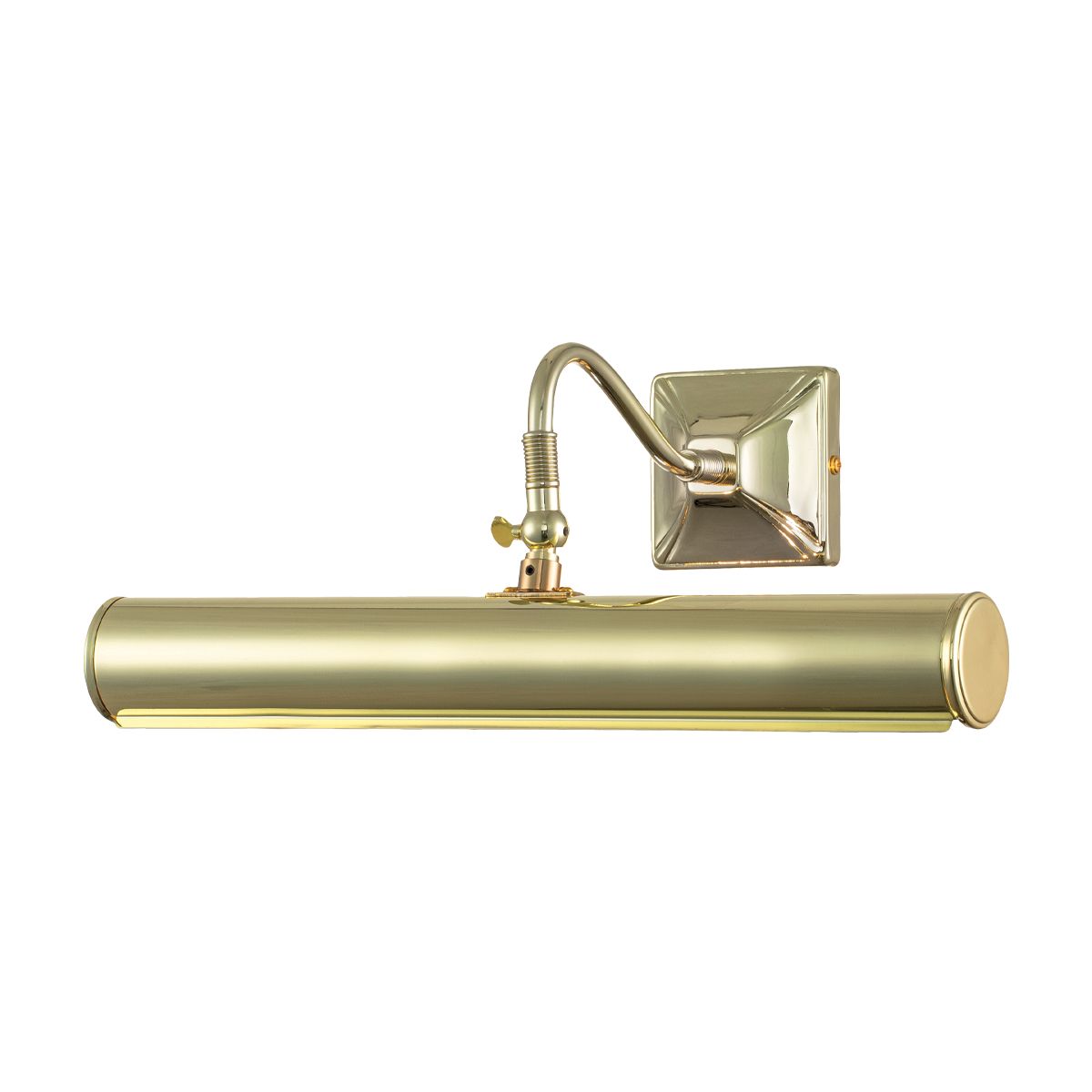 Elegant Polished Brass Dual-Bulb Picture Light (360mm)