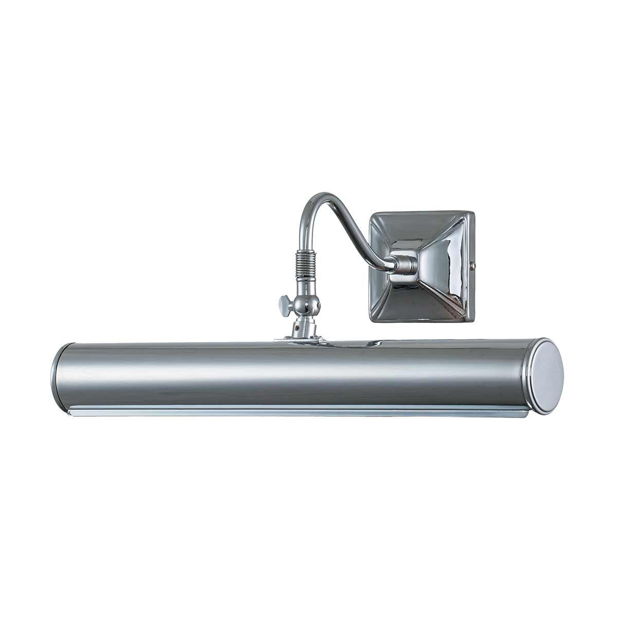 Elegant Polished Chrome Dual Light Fixture for Wall Art (360mm)