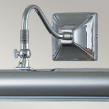 Elegant Polished Chrome Dual Light Fixture for Wall Art (360mm)