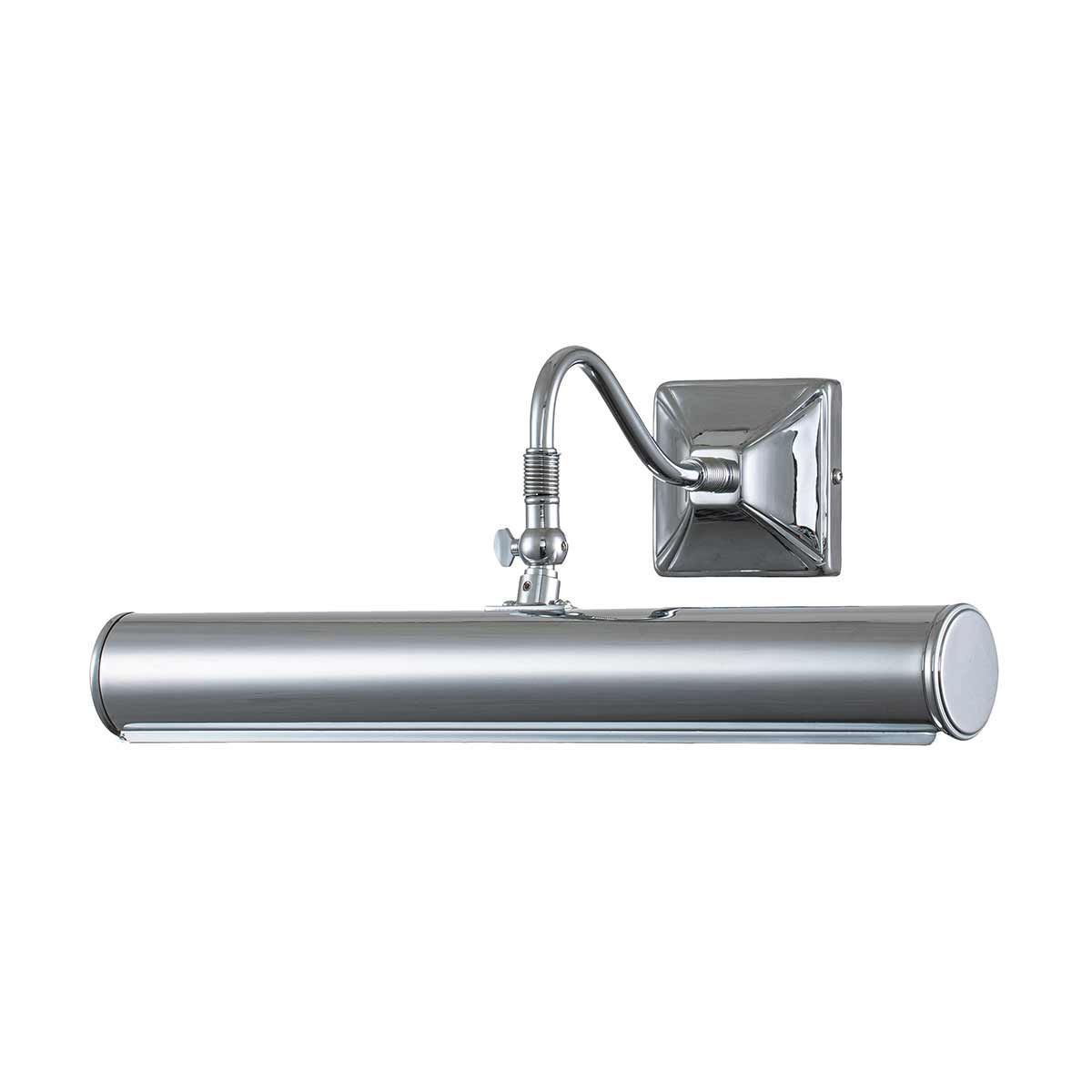 Elegant Polished Chrome Dual Light Fixture for Wall Art (360mm)