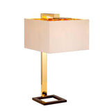 Elegant Ceramic & Gold Table Lamp with Cream Polycotton Shade