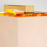 Elegant Ceramic & Gold Table Lamp with Cream Polycotton Shade