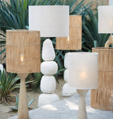 Elegant Cream Marree Lamp Base - 22x72 cm