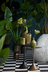 Antique Bronze Dimphy Round Side Table - 35x50 cm