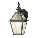 Polruan Vintage-Style Black Wall Lantern