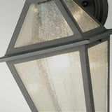 Polruan Vintage-Style Black Wall Lantern