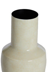 Elegant Cream Glazed Vase Ø14x30 cm Senuma Collection