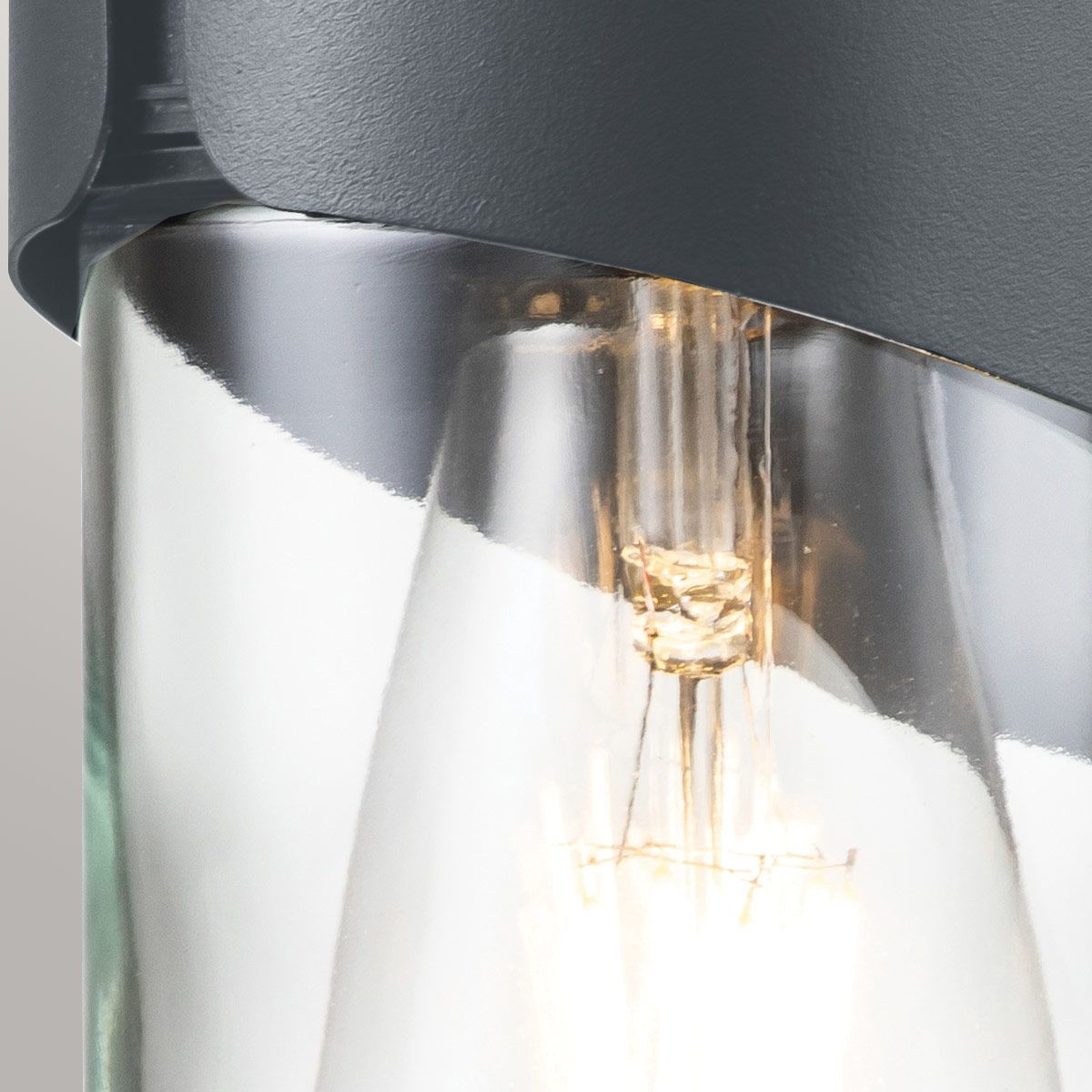 Porto 1 Light Wall Lantern Grey