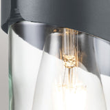 Porto 1 Light Wall Lantern Grey