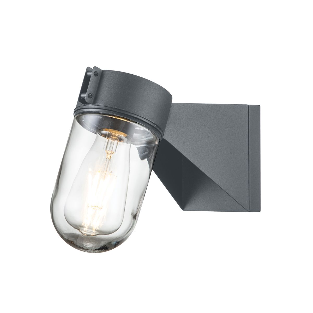 Portfino 1 Light Wall Lantern Grey