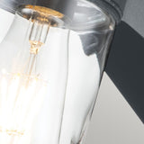 Portfino 1 Light Wall Lantern Grey