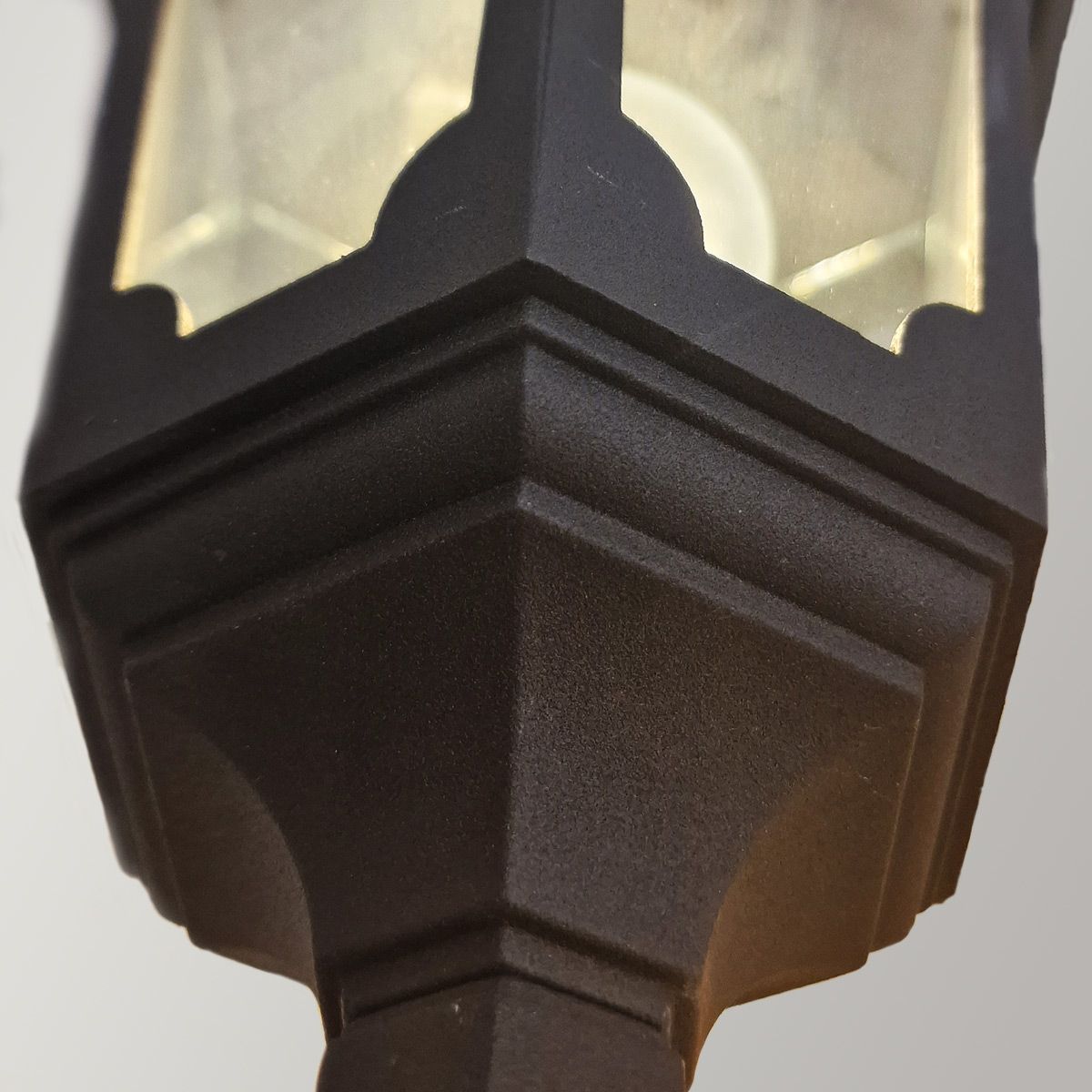 Elegant Black Parish Wall Lantern