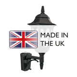 Elegant Black Parish Wall Lantern