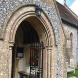 Elegant Black Parish Down Wall Lantern