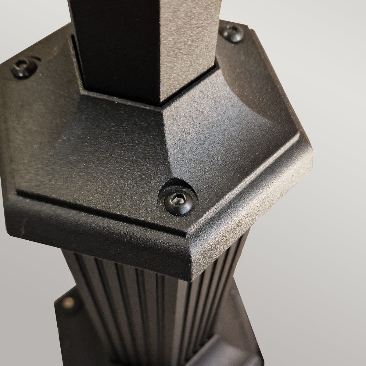 Elegant Black Parish Outdoor Lamp Post