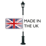 Elegant Black Parish Outdoor Lamp Post