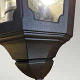 Vintage Outdoor Wall Lantern in Black Finish