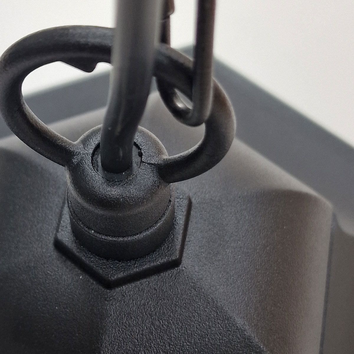 Parish 1 Light Chain Lantern  Black