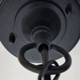 Parish 1 Light Chain Lantern  Black