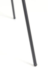 Tripod Floor Lamp with Smoked Glass Shade and Matte Black Finish, Ø42x146 cm Mayson