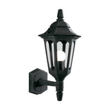 Elegant Parish Mini Black Outdoor Wall Lantern