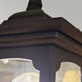 Elegant Parish Mini Black Outdoor Wall Lantern