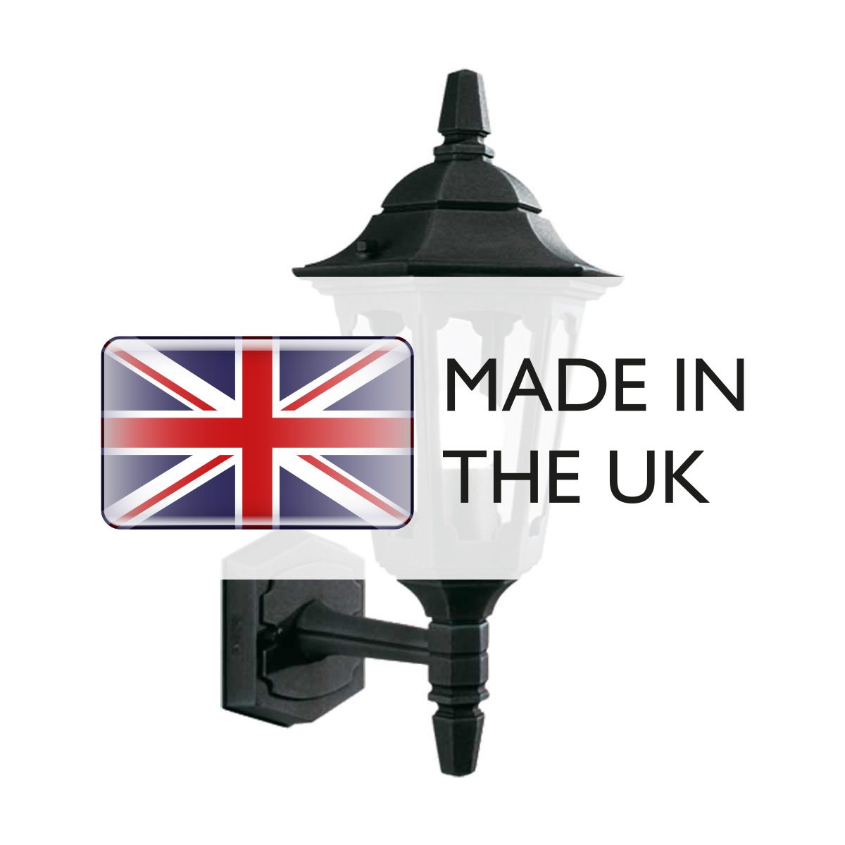 Elegant Parish Mini Black Outdoor Wall Lantern