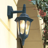 Elstead Parish Vintage Black Outdoor Wall Lantern