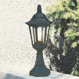 Elegant Black Parish Mini Pedestal Lantern