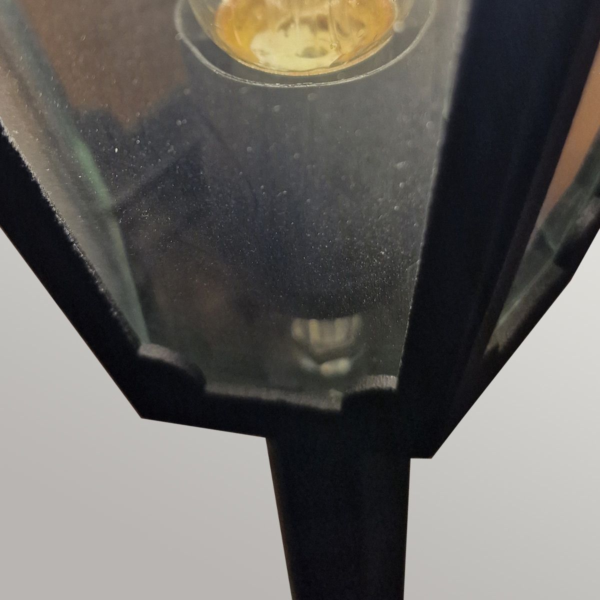 Parish Mini Black Steel Pillar Lantern