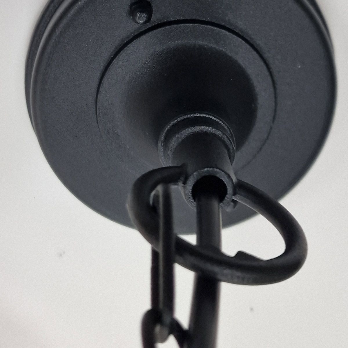 Parish Mini 1 Light Chain Lantern Black
