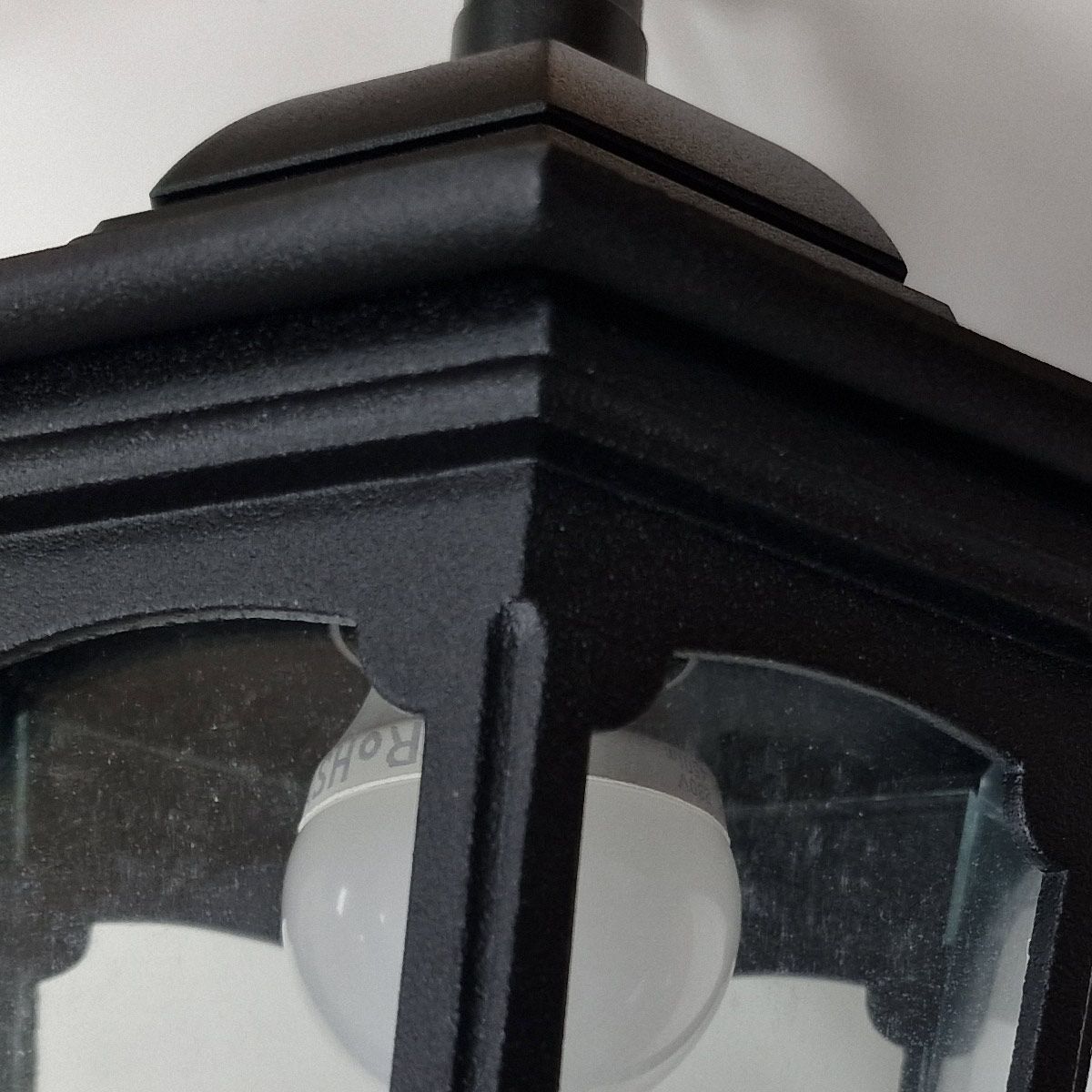 Parish Mini 1 Light Chain Lantern Black