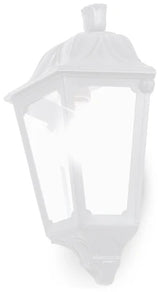 Iesse Classic White Half Lantern with Clear Diffuser