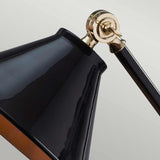 Provence Element Compact Table Lamp in Black and Polished Brass