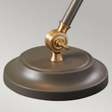 Provence Charm Mini Table Lamp in Dark Grey and Aged Brass