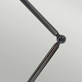 Provence Vintage Industrial Gunmetal Adjustable Standing Lamp