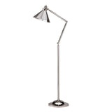 Provence Vintage Adjustable Floor Lamp in Polished Nickel