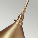 French Bistro-Inspired Aged Brass Wall/Pendant Light