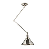 Provence Grande Adjustable Wall/Pendant Light in Polished Nickel