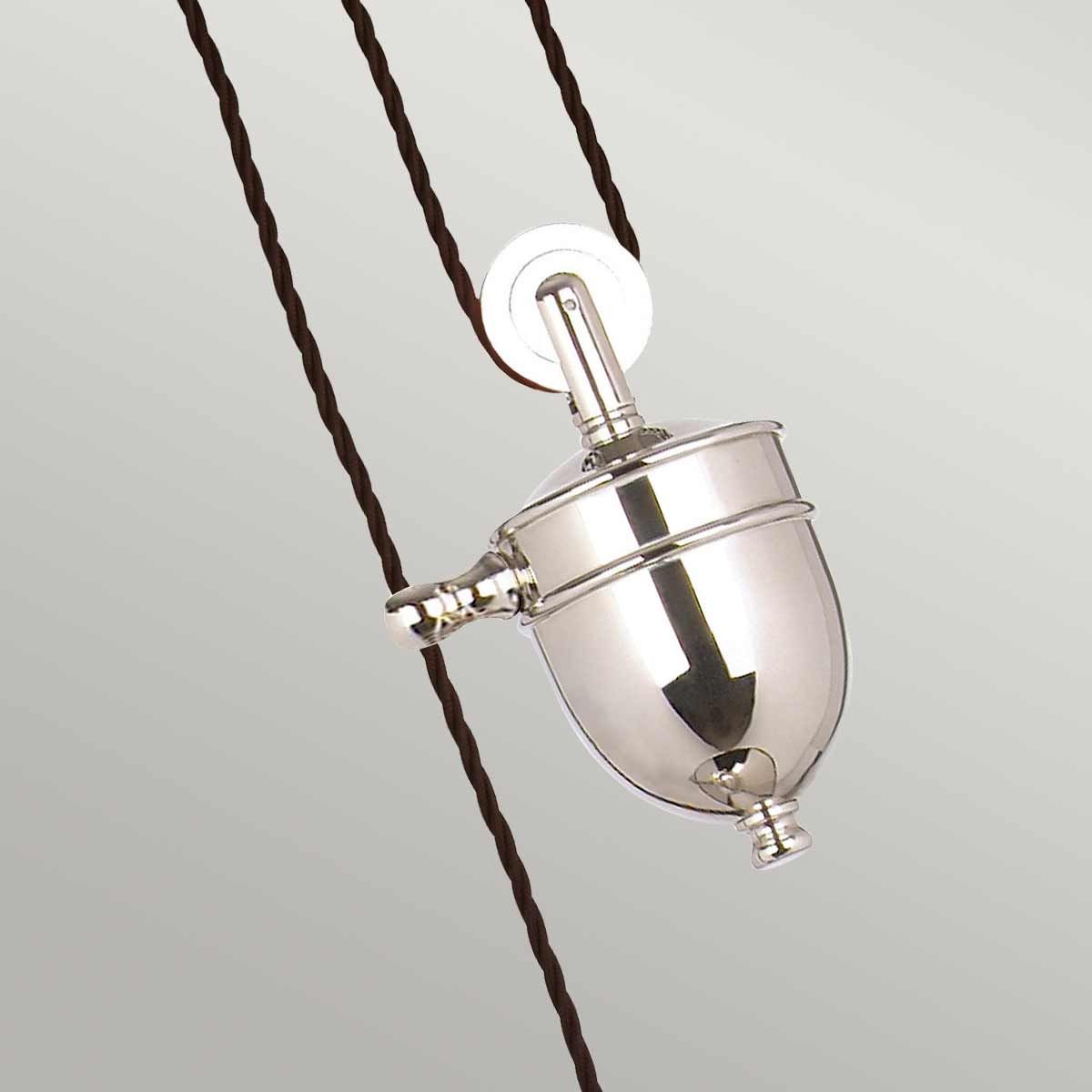 Provence Pendant in Polished Nickel Finish