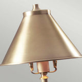 Aged Brass Provence Table Lamp