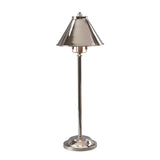 Elegant Provence Stick Lamp in Polished Nickel Finish