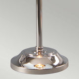 Elegant Provence Stick Lamp in Polished Nickel Finish