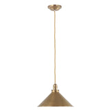 Provence Pendant Light in Vintage Brass Finish