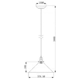 Provence Pendant Light in Polished Nickel Finish