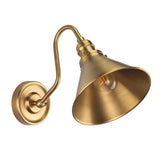 Provence One-Light Wall Sconce in Vintage Brass Finish