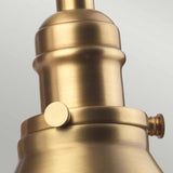 Provence One-Light Wall Sconce in Vintage Brass Finish